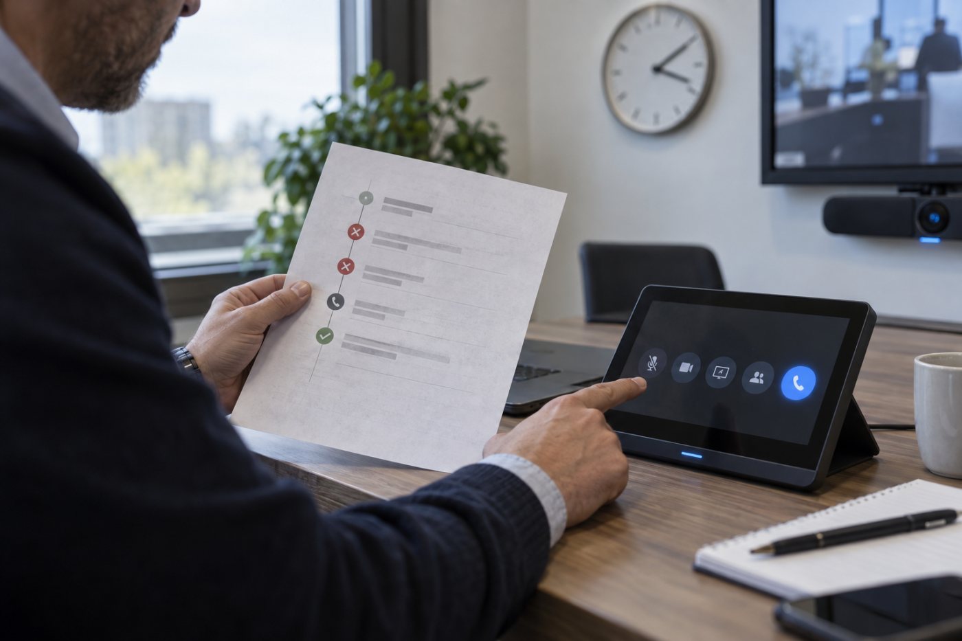Analyse von Startverzögerungen, Audiofehlern und Verbindungsabbrüchen bei hybriden Meetings