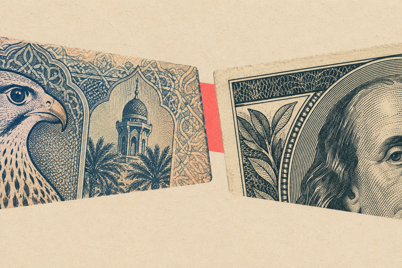 فارق تحويل الدرهم إلى الدولار عند تمويل محفظة Sarwa مقارنة بسعر الدولار المرجعي في الإمارات.