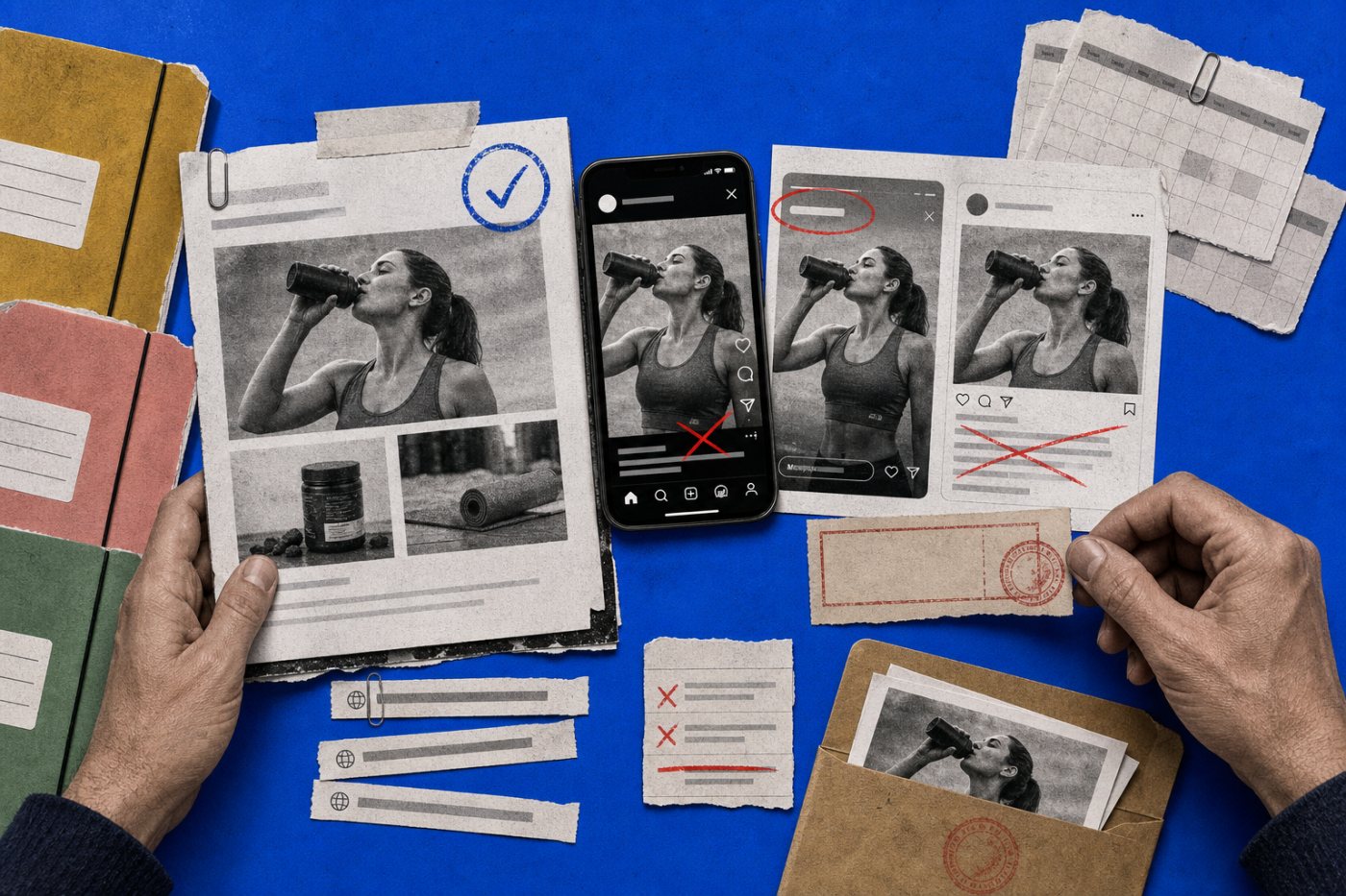 Le contrôle après publication compare les versions approuvées et diffusées, puis consigne les corrections par marché.