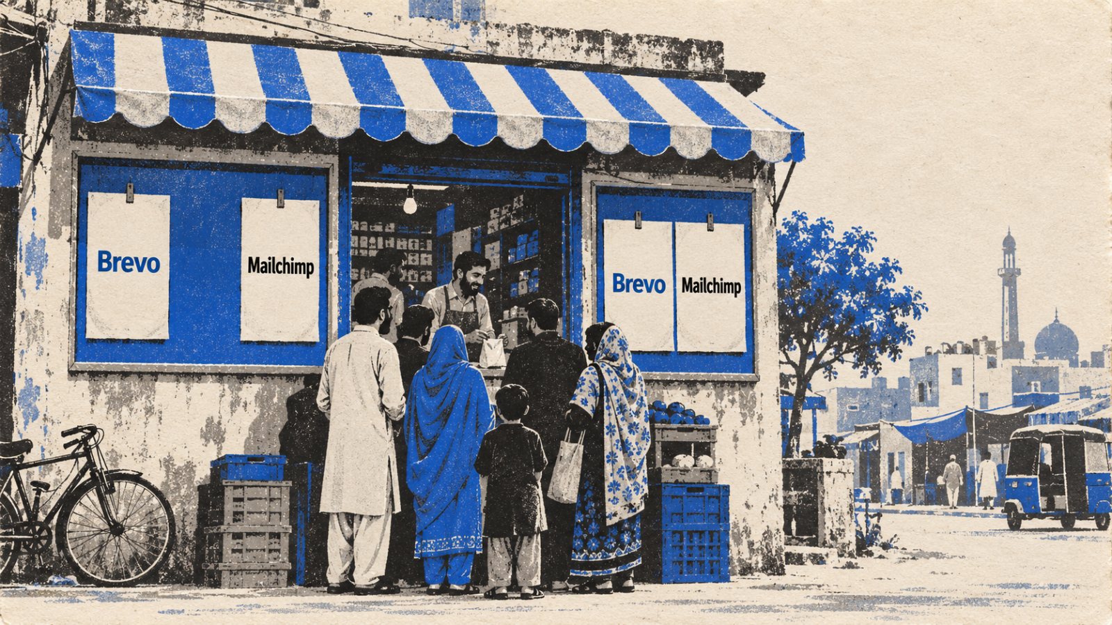 Brevo یا Mailchimp؟ بڑی فہرست نہیں، بھیجے گئے ای میل اصل بل بدلتے ہیں
