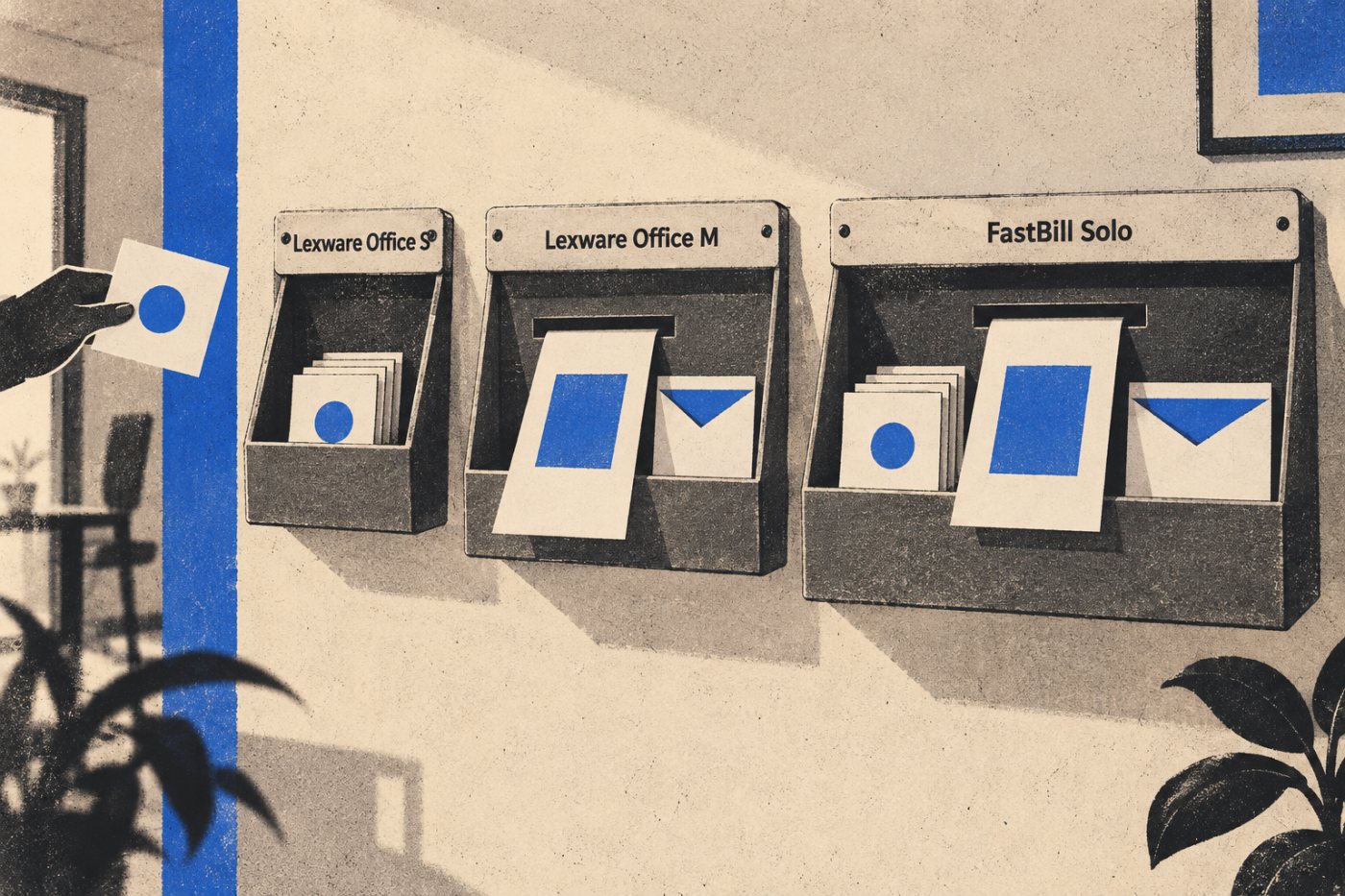 FastBill Solo ermöglicht E-Rechnungen; bei Lexware Office beginnt die Rechnungserstellung mit dem Tarif M.