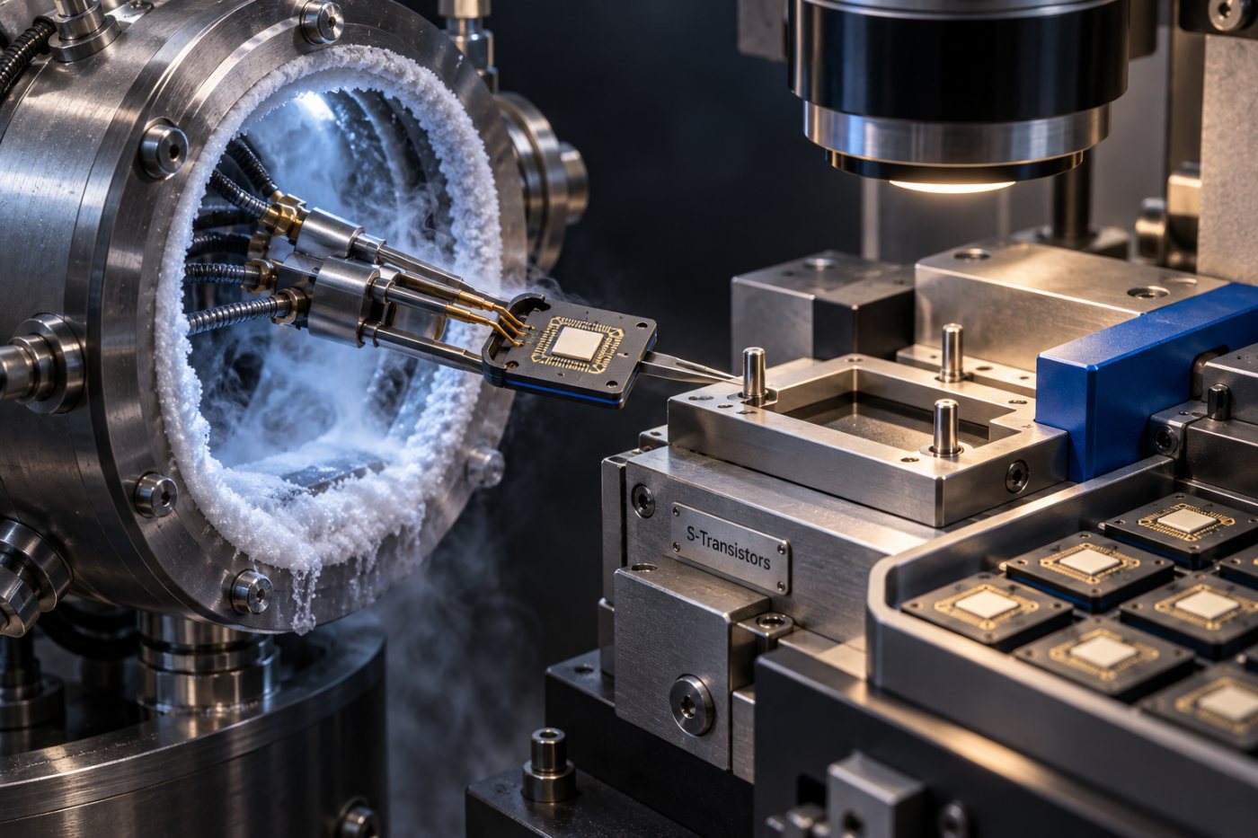S-Transistors prototipinin kriyojenik testten pilot üretim incelemesine aktarılması