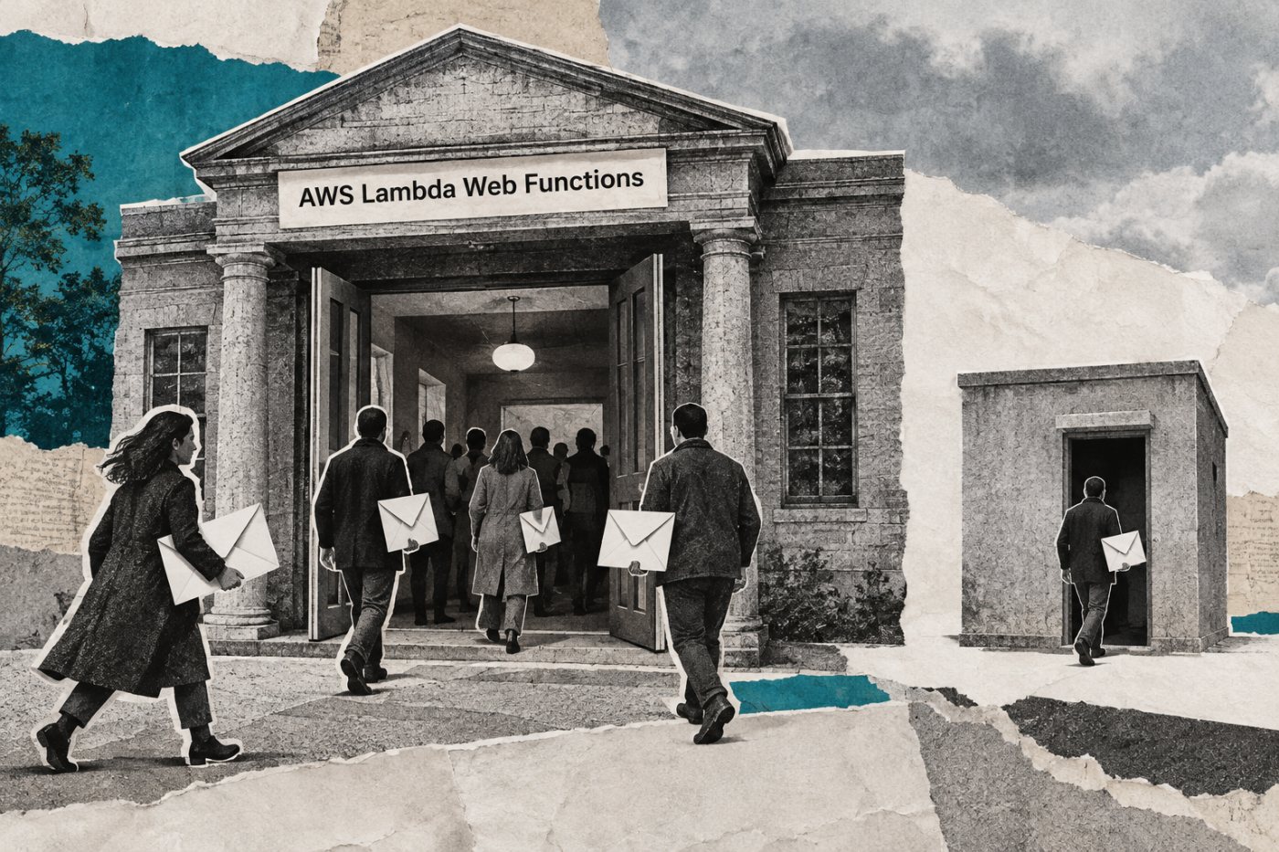 Express.js სერვერი AWS Lambda Web Functions-ში HTTP მოთხოვნებს პირდაპირ და ერთდროულად იღებს.