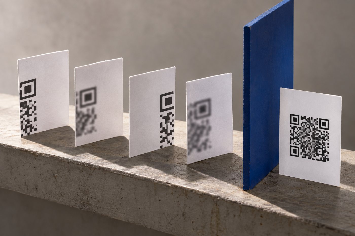 स्पष्ट DigiLocker QR की जाँच आगे बढ़ती है, जबकि धुँधला कोड और केवल स्क्रीनशॉट दोबारा जाँच माँगते हैं।