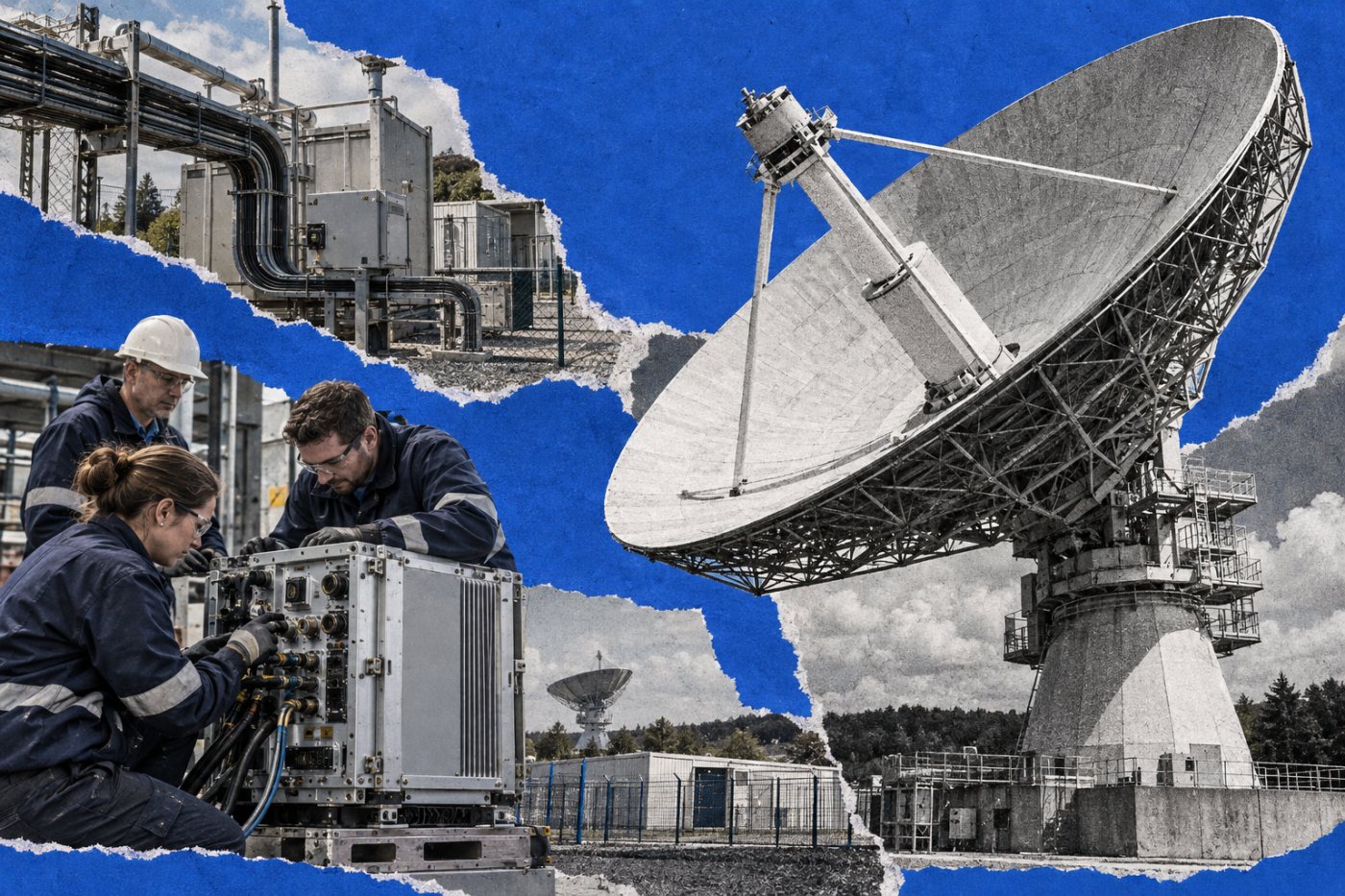 SKYNET-Bodeninfrastruktur hält eine sichere Satellitenverbindung für die britische Verteidigung aufrecht.