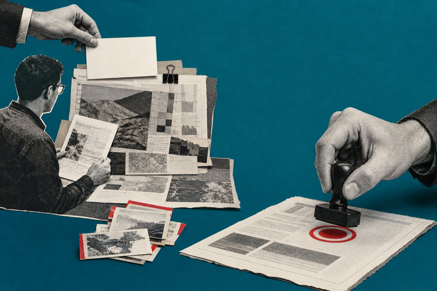 A human-agent workflow keeps goal setting, exception review and final authority with the worker.
