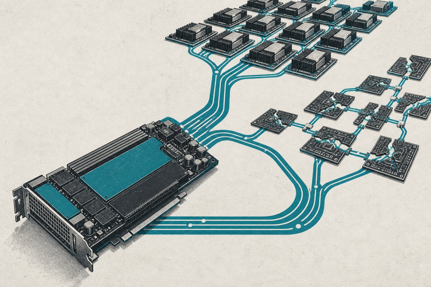 Nvidia computing hardware anchors expanding branches of AI deployment and defensive workloads.