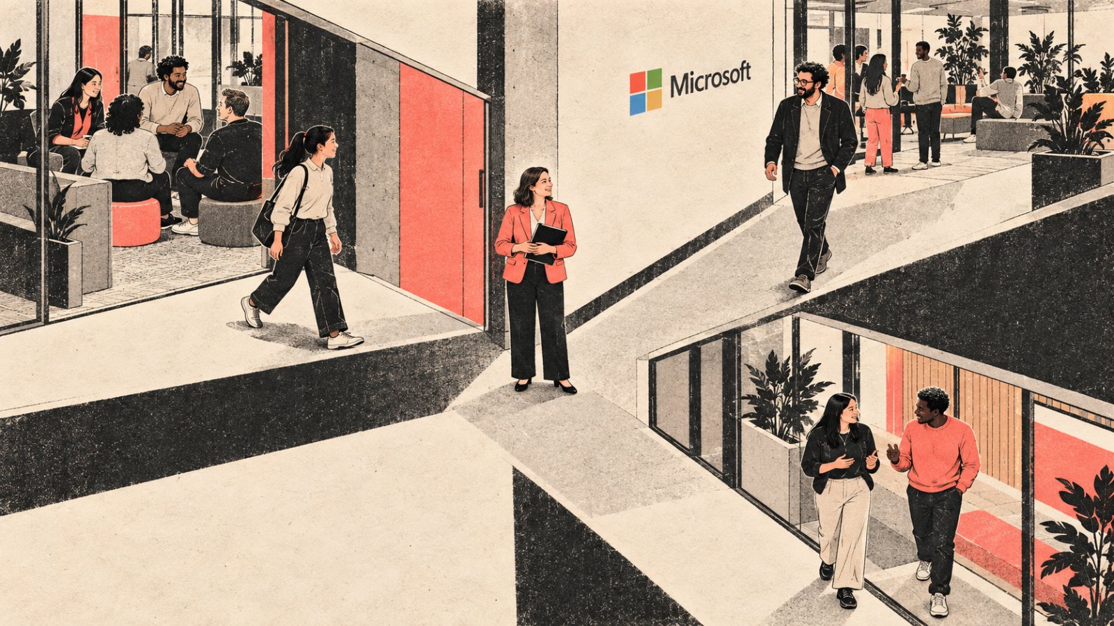 Microsoft wpuszcza agentów do HR — wyników wdrożenia wciąż nie pokazuje