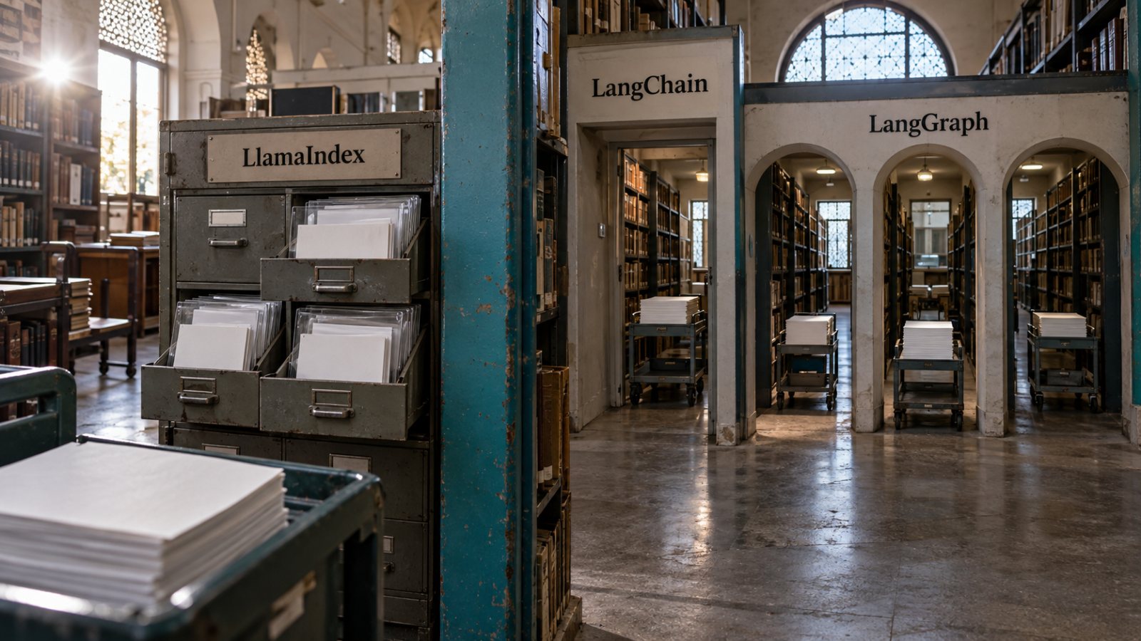 LangChain أم LlamaIndex لـRAG؟ الاختيار يبدأ من بنية التطبيق