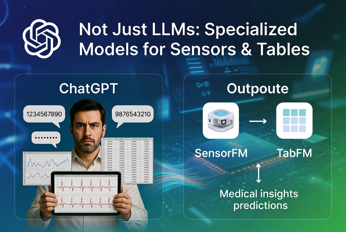 Not Just LLMs: Google’s New Specialized Models for Raw Sensor Data and Tabular Tables
