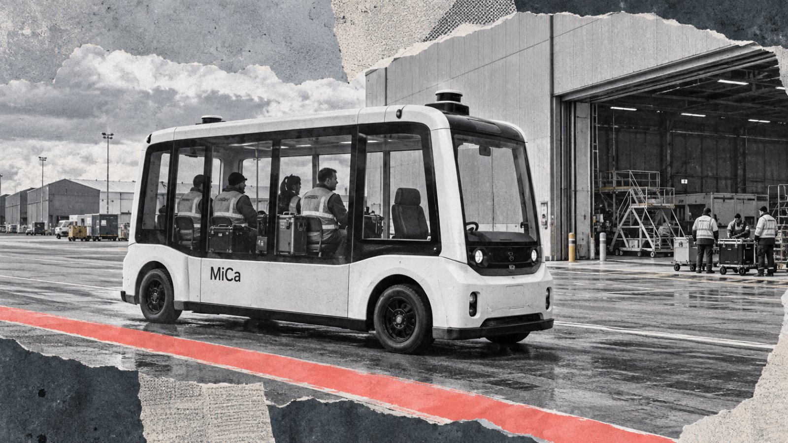 Tallinna lennujaama isejuhtiv buss sõidab pardal oleva turvajuhita