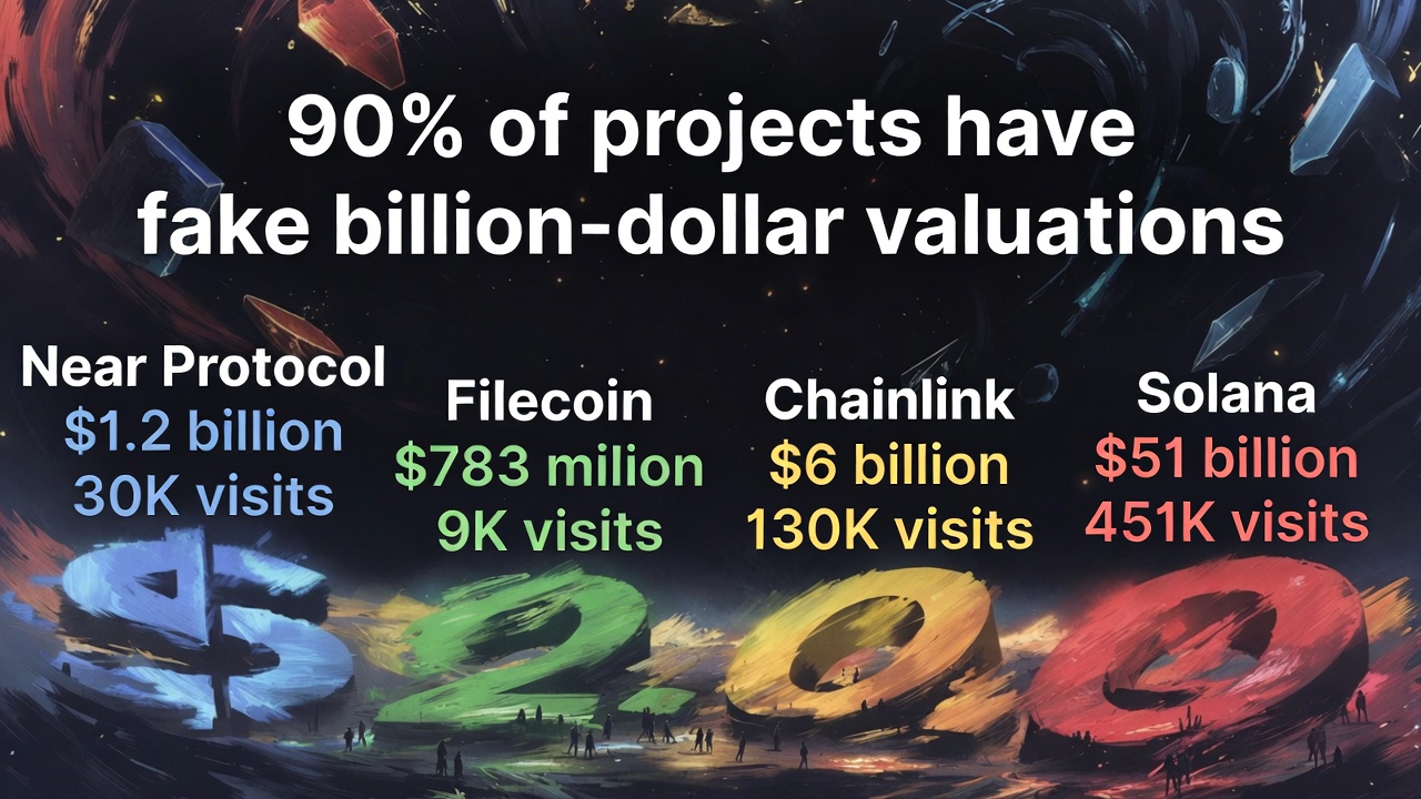 The Illusion of Value: Fake Capitalizations in 90% of Crypto Projects