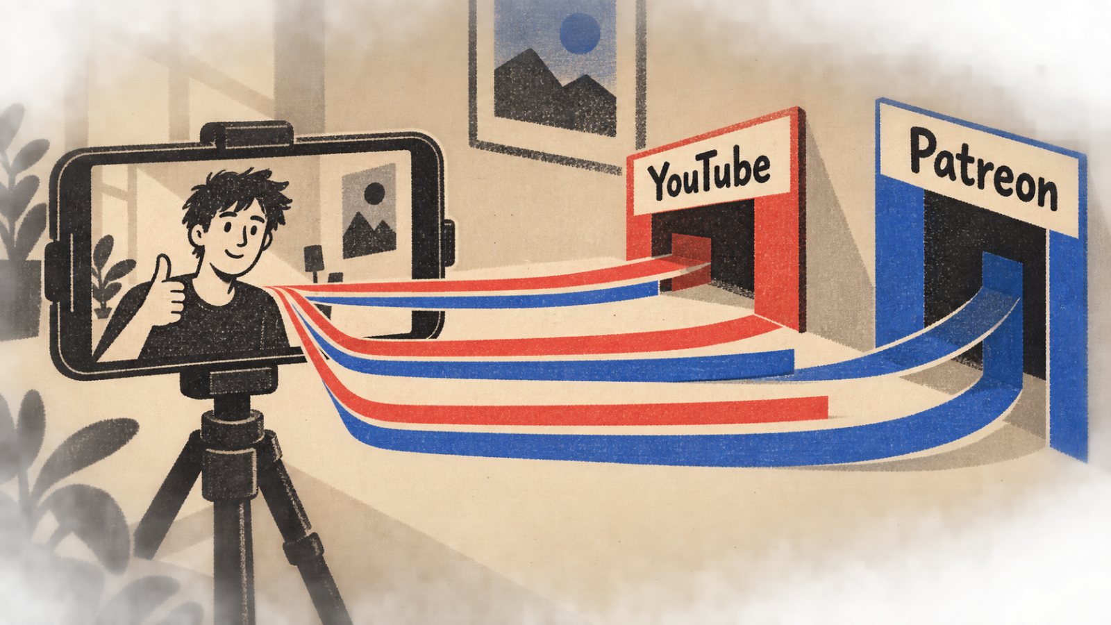 Patreon czy członkostwo YouTube? Wygoda kosztuje część wpłat