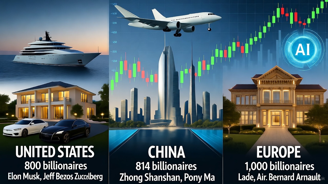 Global Billionaire Boom: 3,279 Tycoons Control $15 Trillion