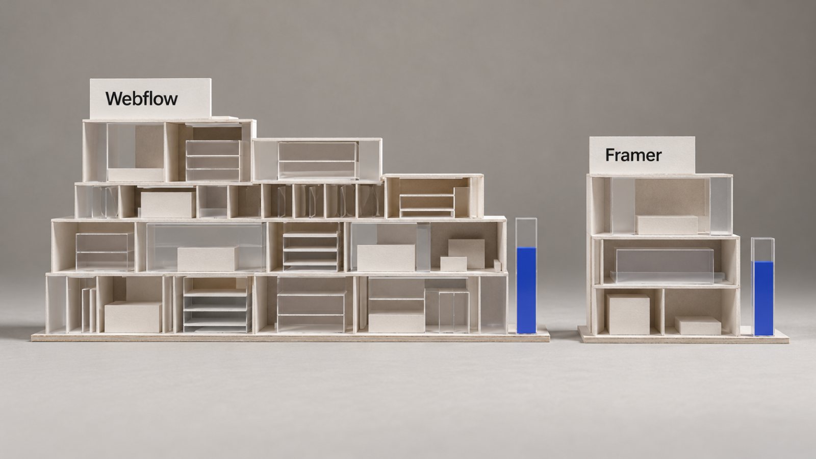 Webflow ή Framer: η ταχύτητα σχεδόν ισοφαρίζει, το CMS όχι