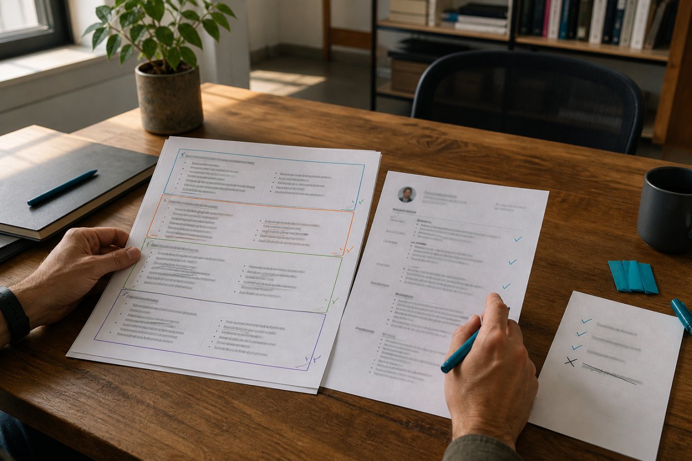 Requisitos de una vacante clasificados para separar términos respaldados de competencias no demostradas.