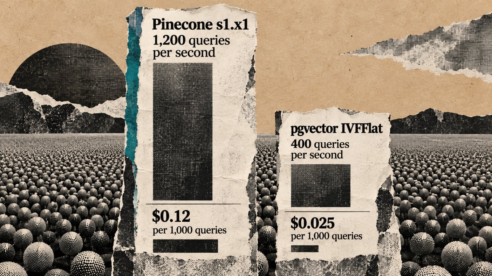 pgvector ali Pinecone: več hitrosti lahko pomeni skoraj petkrat višji strošek