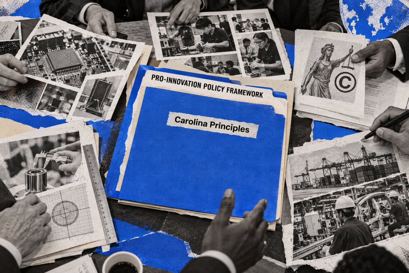 Enam pilar hasil G20 dengan Carolina Principles ditempatkan dalam kerangka kebijakan pro-inovasi.