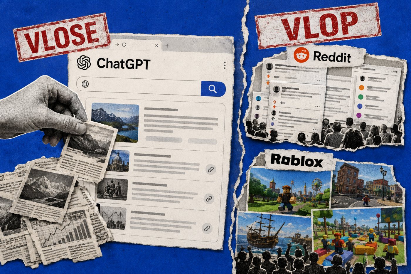 ChatGPT-এর VLOSE শ্রেণি এবং Reddit ও Roblox-এর VLOP শ্রেণির কার্যগত পার্থক্য