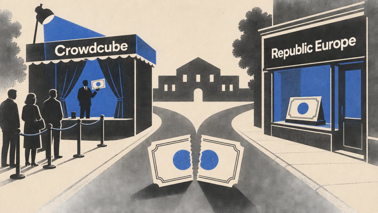 Crowdcube ili Republic Europe: slična ulazna naknada, drukčiji izlaz