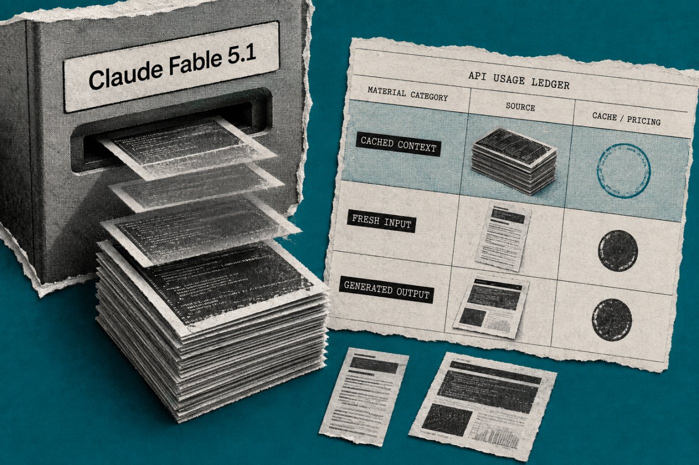 Claude Fable 5.1 iş yükünde önbellek, yeni giriş ve çıktı tokenlarının maliyete ayrı katkısı