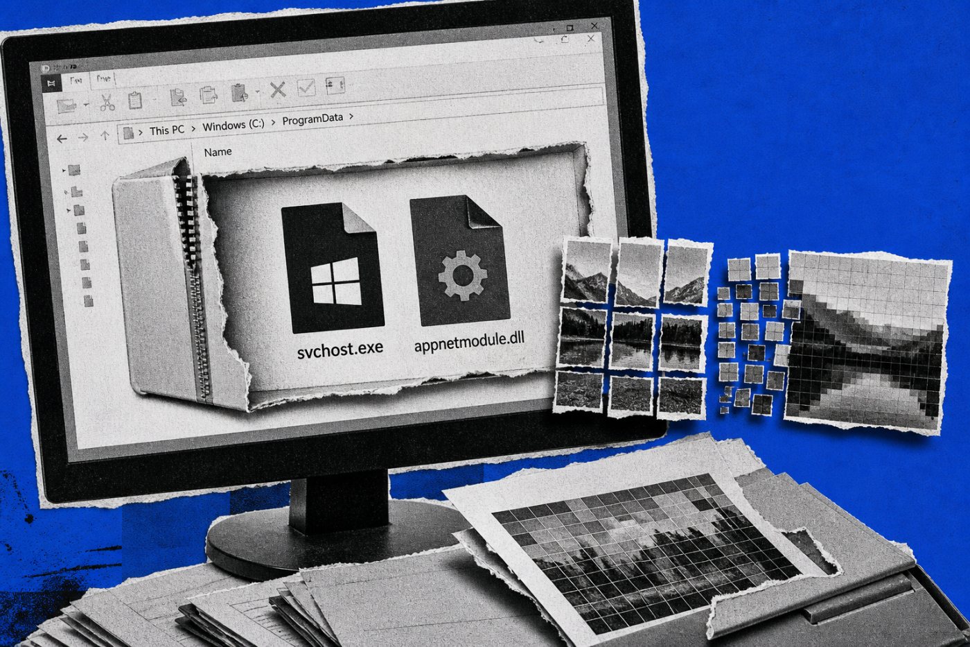 Rantai TerminalFix menempatkan executable Windows yang sah bersama DLL berbahaya dan muatan tersembunyi di ProgramData.