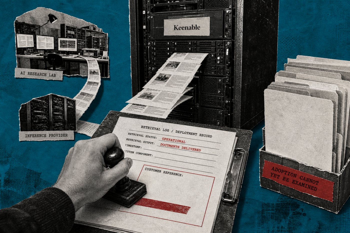 Keenable reports active production integrations while the identities of its AI customers remain undisclosed.