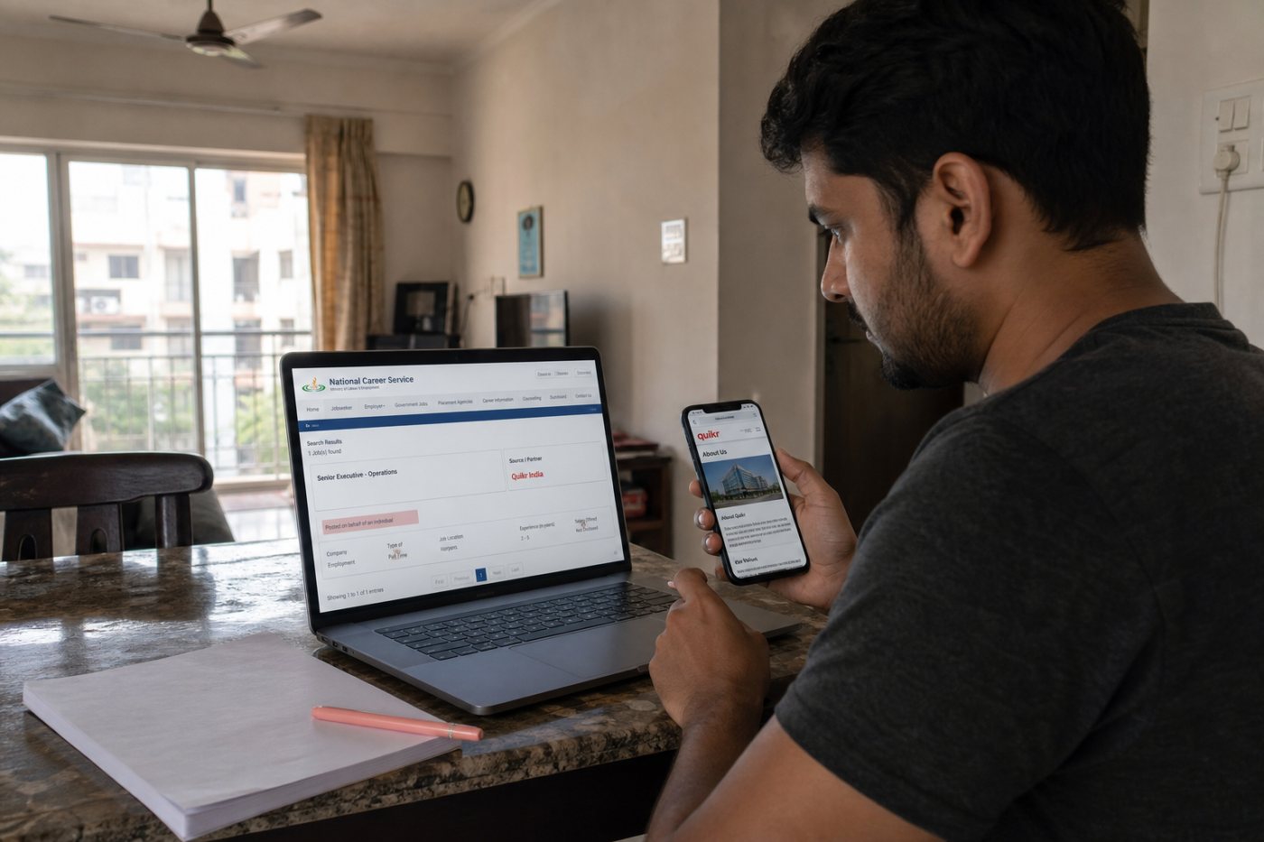 NCS परिणाम में Quikr के जरिये आई व्यक्तिगत सूची का स्रोत पहचानना