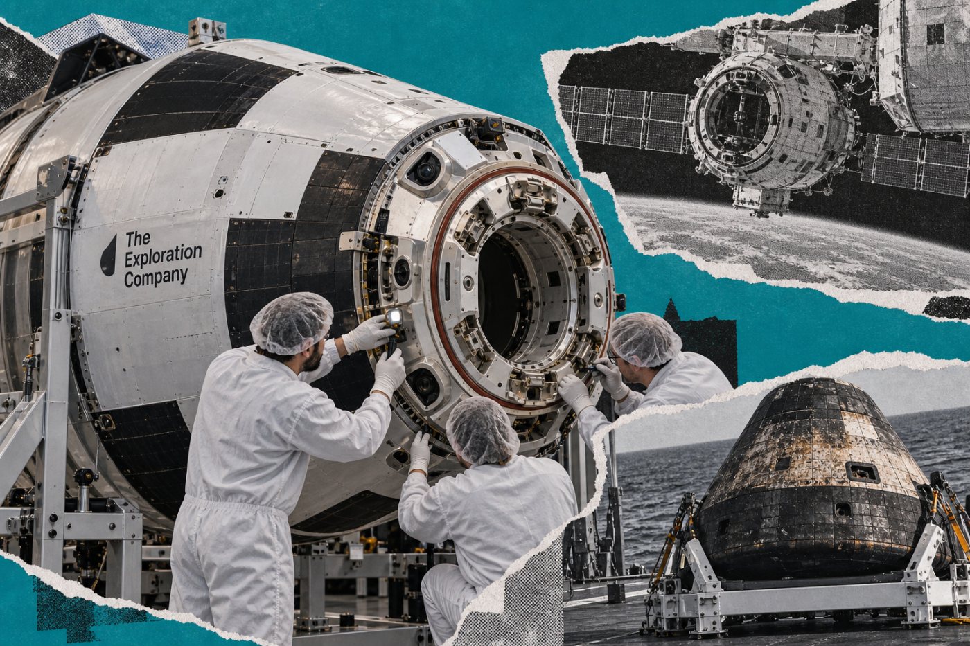 Nyx wird auf das geplante Andocken an die ISS und die anschliessende Rückkehr zur Erde vorbereitet.