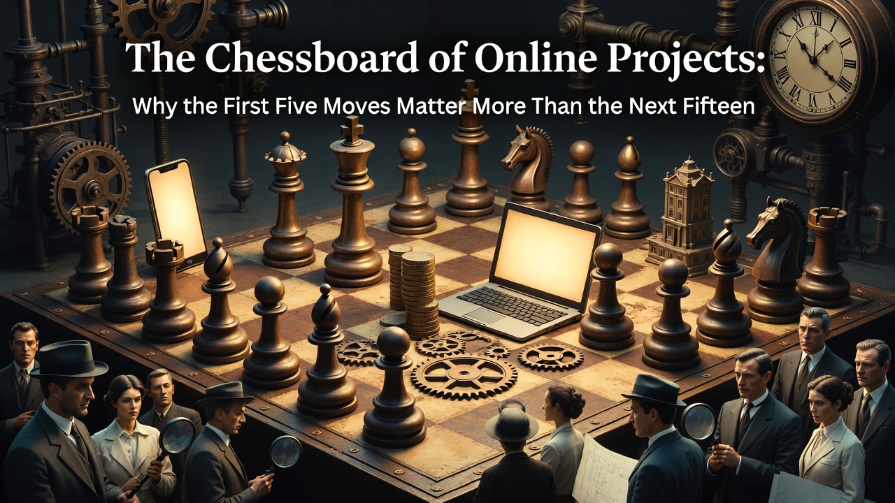 The Chessboard of Online Projects: Why the First Five Moves Matter More Than the Next Fifteen