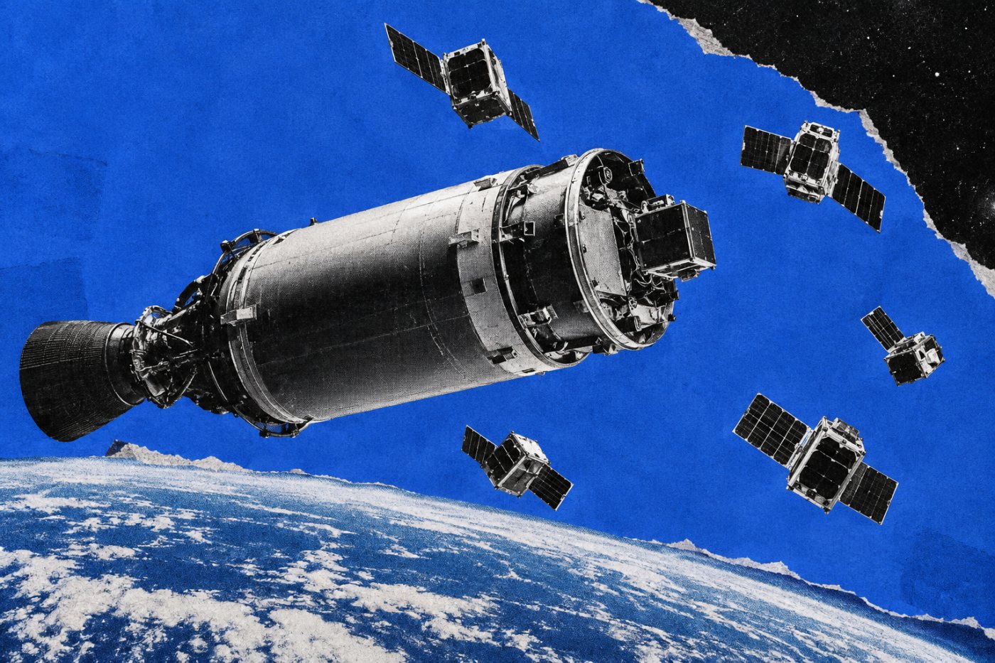 Spectrum-এর upper stage থেকে পাঁচটি CubeSat সফলভাবে কক্ষপথে মোতায়েন হচ্ছে