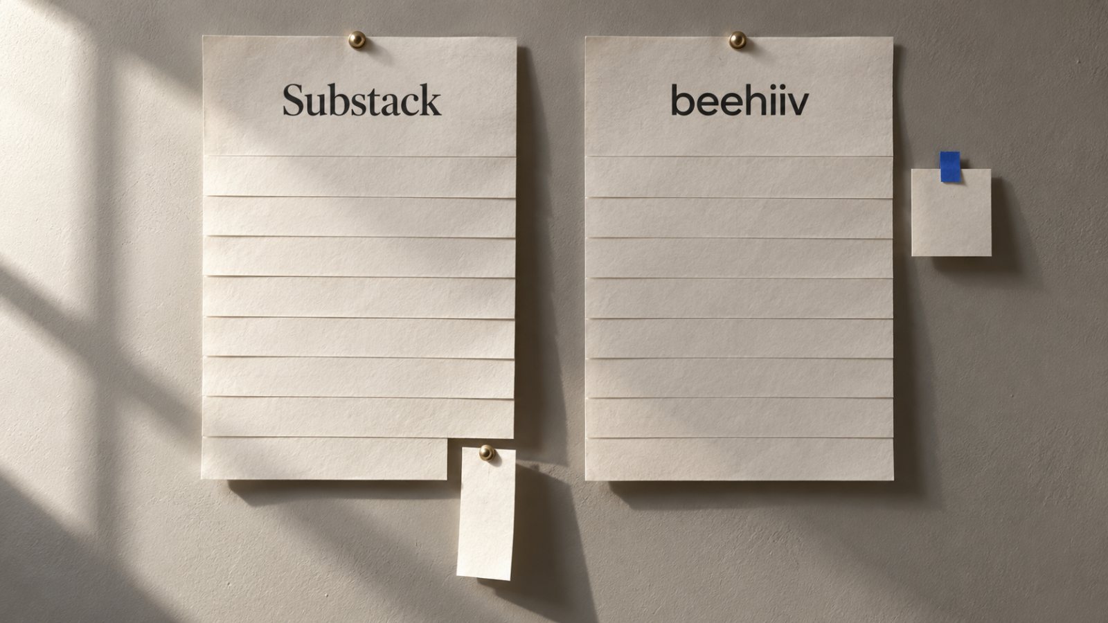 Substack vai beehiiv: 10% komisija sadārdzina veiksmīgu izdevumu