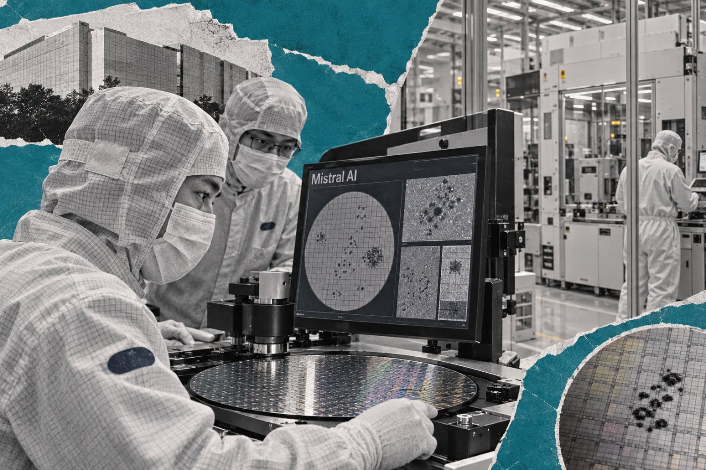 Samsung کی semiconductor facility میں Mistral AI کا on-premises ماڈل حساس پیداواری ڈیٹا پر کام کرتا ہوا