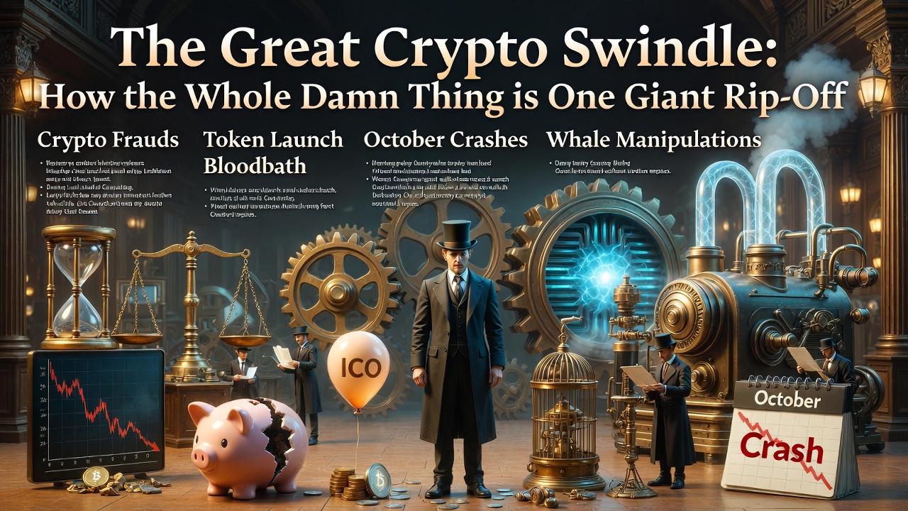 The Great Crypto Swindle: How the Whole Damn Thing is One Giant Rip-Off