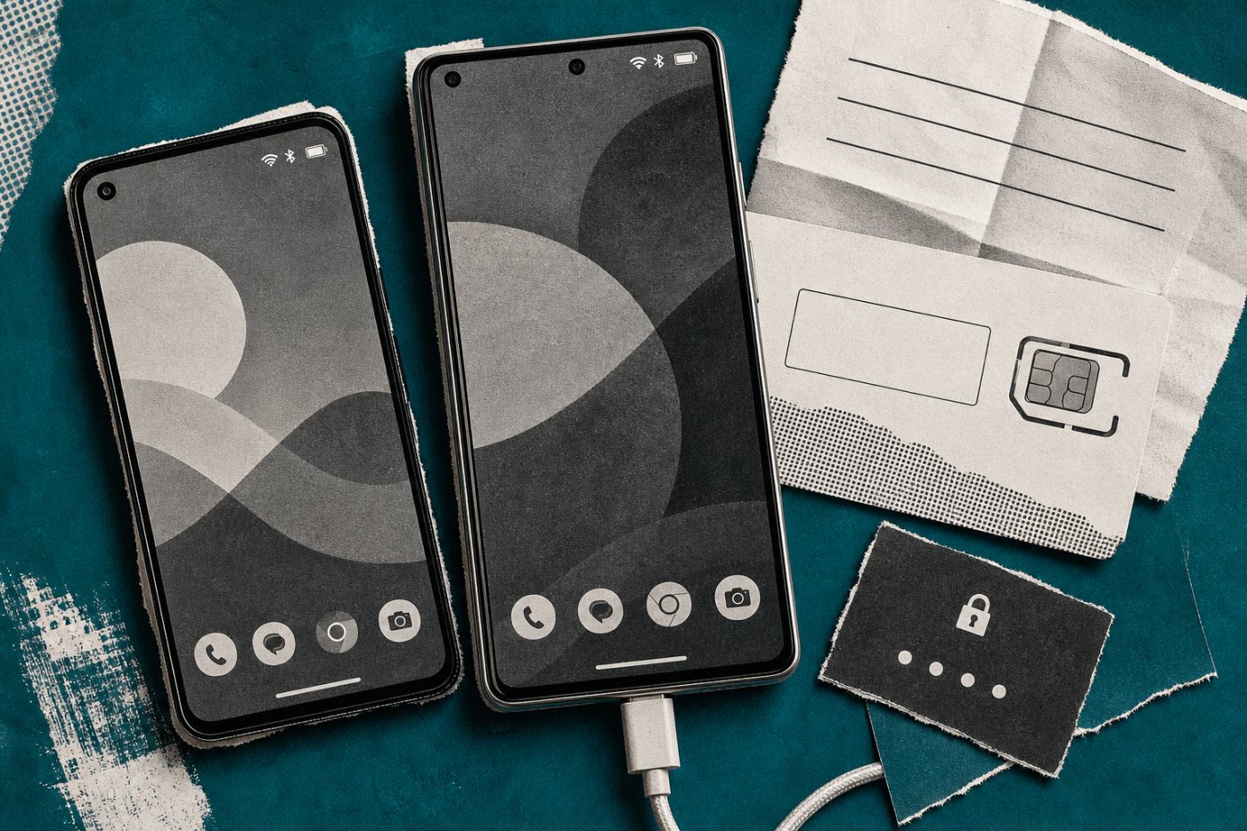 Jio eSIM स्थानांतरण से पहले दोनों Android फोन, Wi-Fi, Bluetooth, स्क्रीन लॉक और नए फोन के EID की जाँच