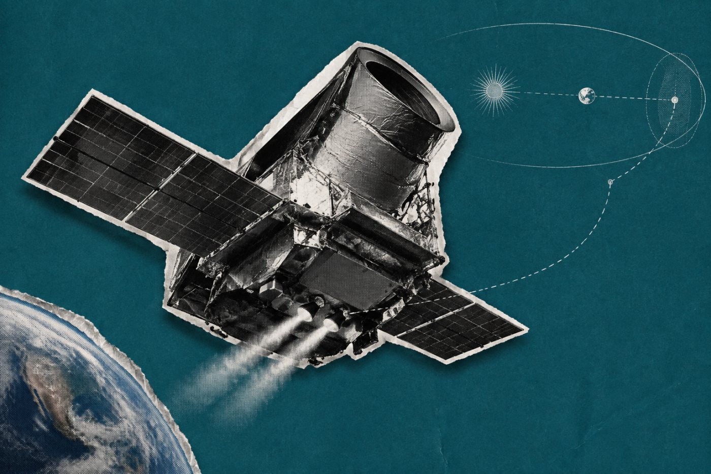 Roman performs a trajectory correction on its journey toward Sun–Earth L2.