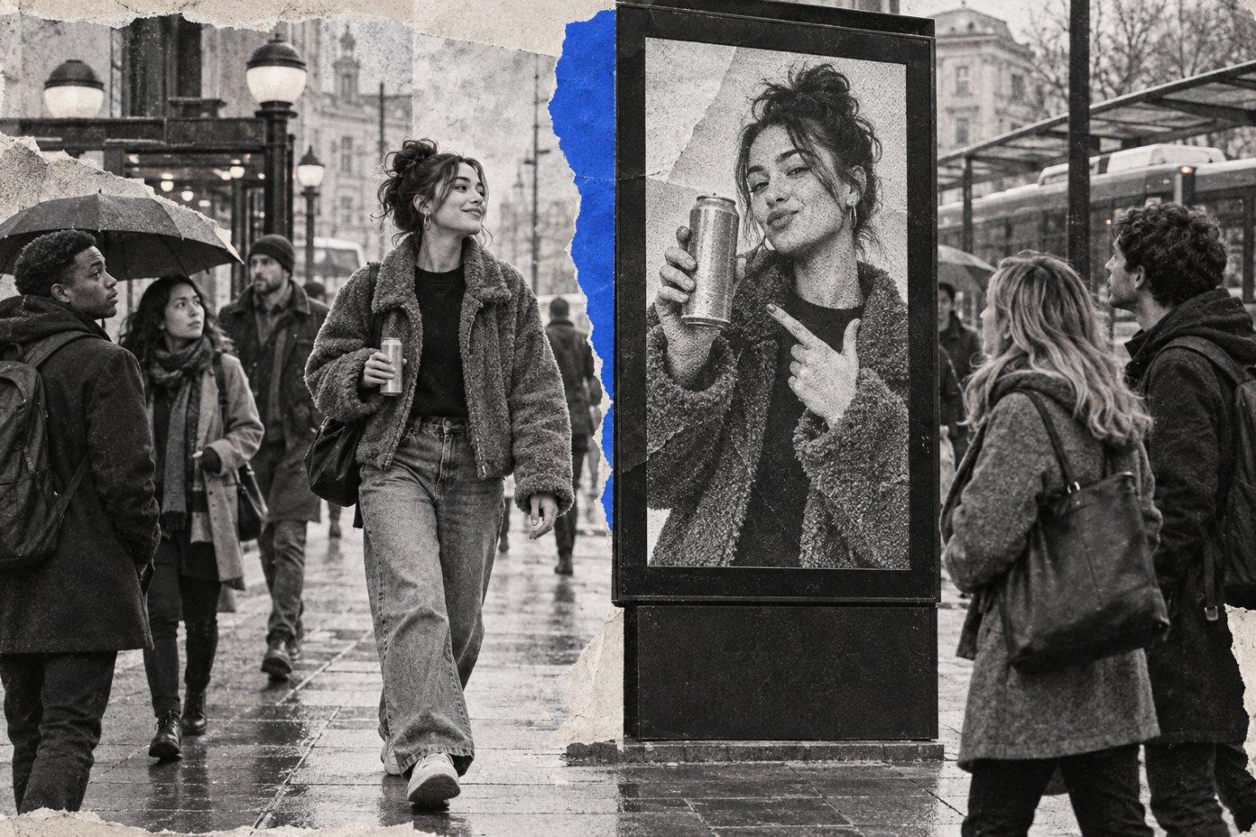O conteúdo e a identidade do criador aparecem associados em uma veiculação publicitária paga.