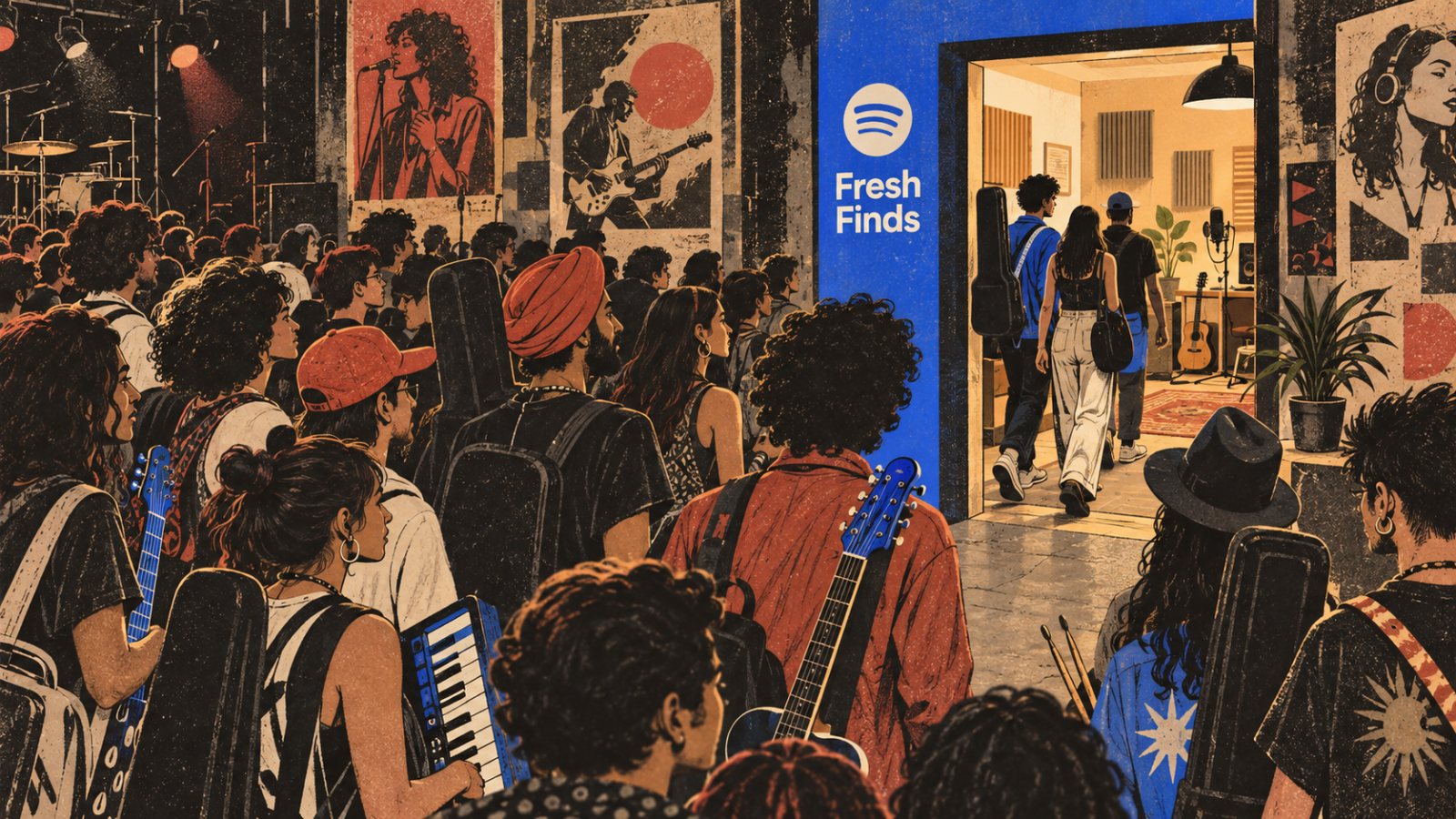 Spotify का Fresh Finds Forward—10,000 कलाकार, पर प्रवेश आवेदन से नहीं
