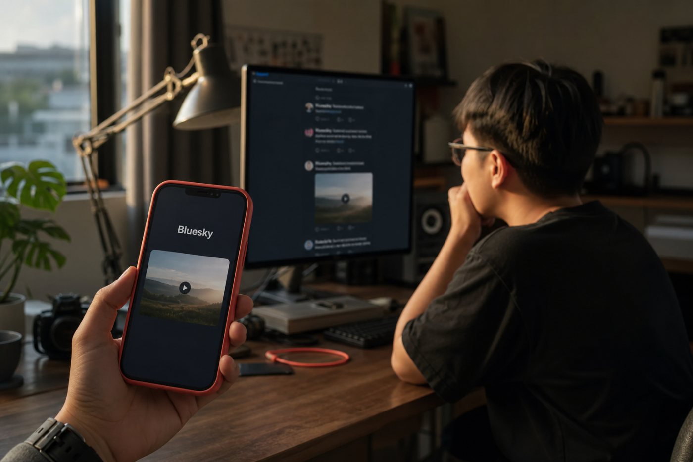 Video đã đăng thành công trên Bluesky nhưng khả năng tiếp cận người xem mới vẫn là một lớp riêng.