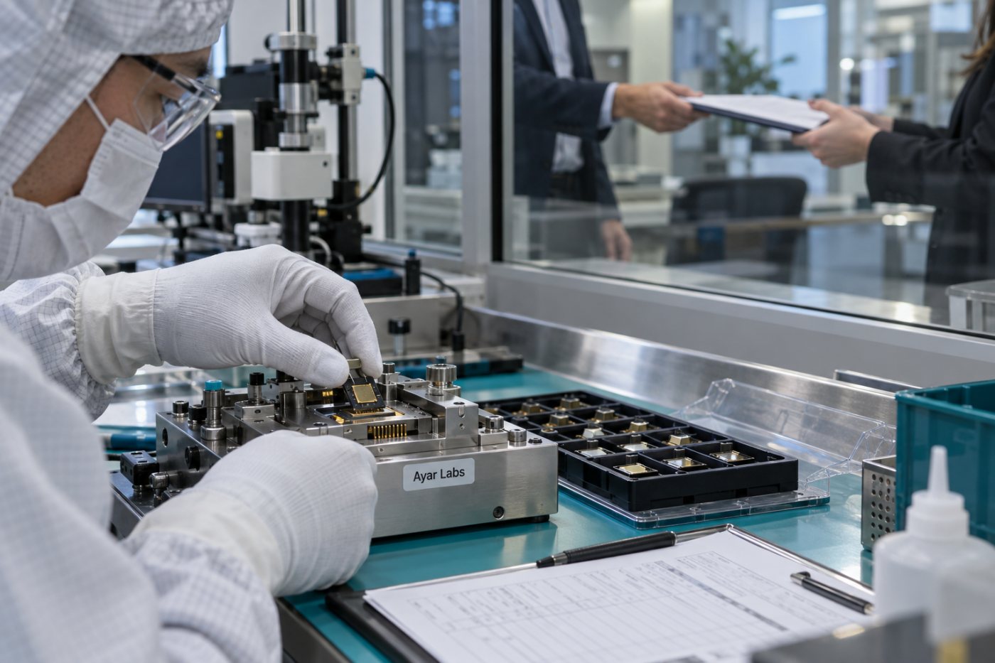 Getrennte Kapitalflüsse bei Ayar Labs: Primärkapital finanziert die Produktionsvorbereitung, während bestehende Anteile separat den Besitzer wechseln.