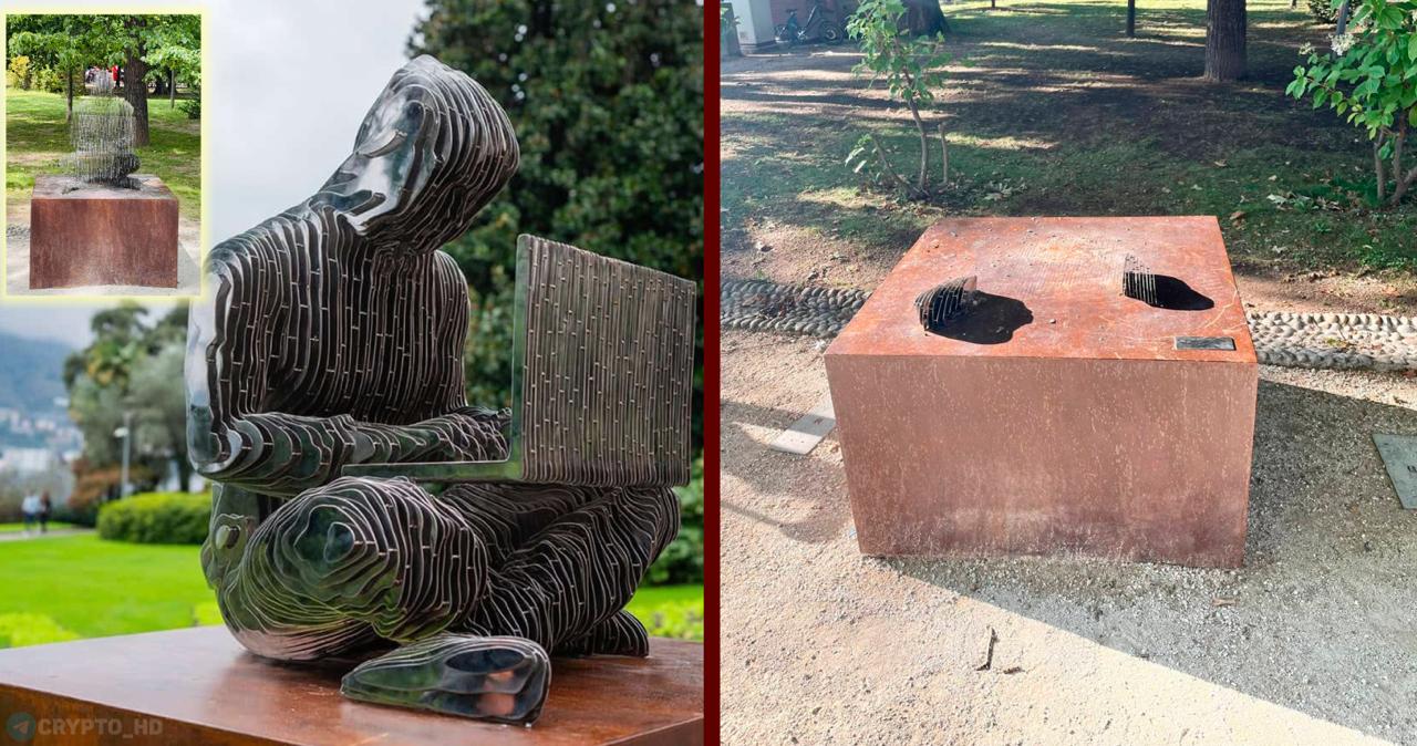 Satoshi Nakamoto Statue Stolen in Lugano, Switzerland