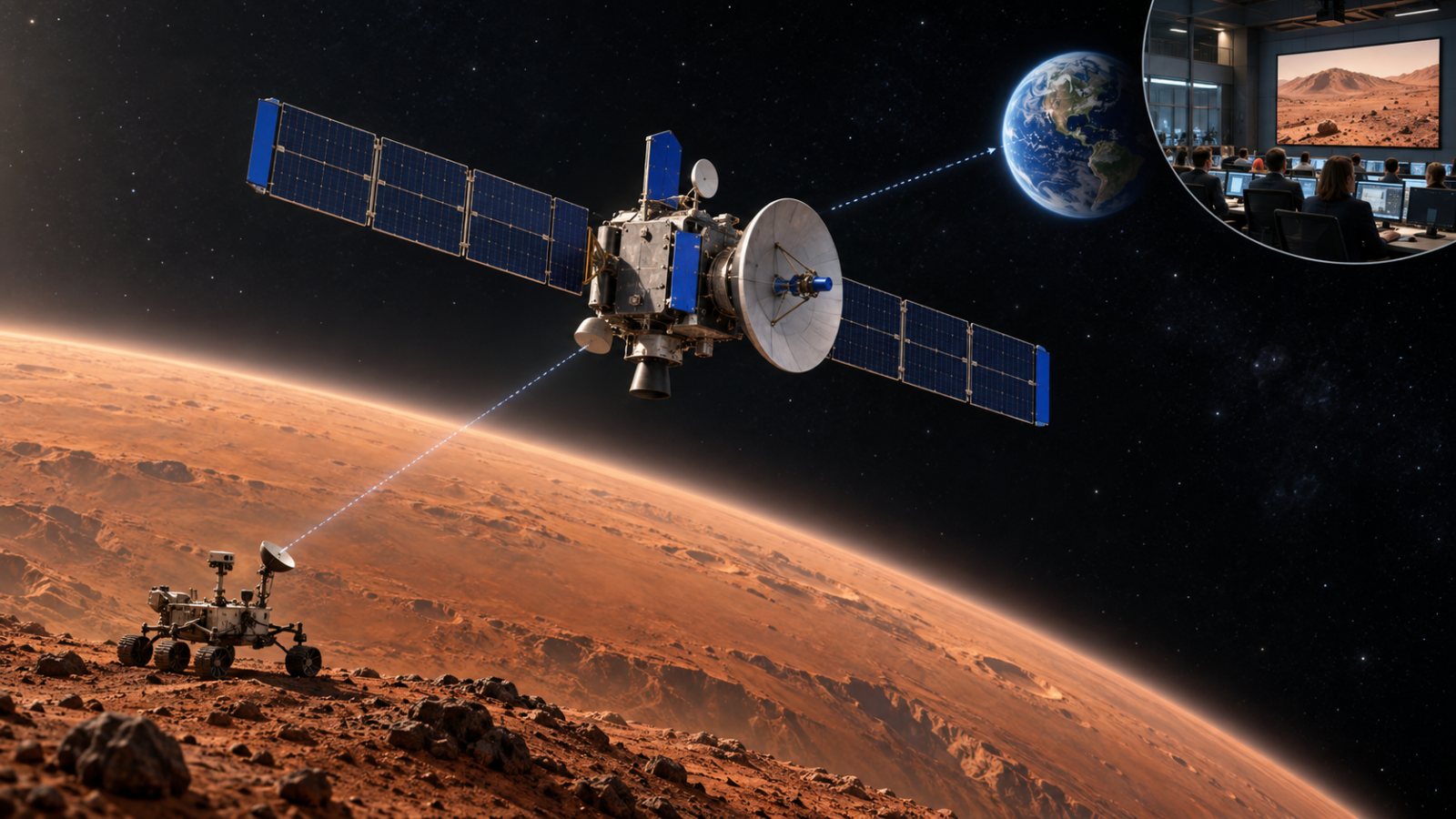 Blue Origin baut das Mars-Datennetz – der Auftrag reicht bis 700 Millionen Dollar