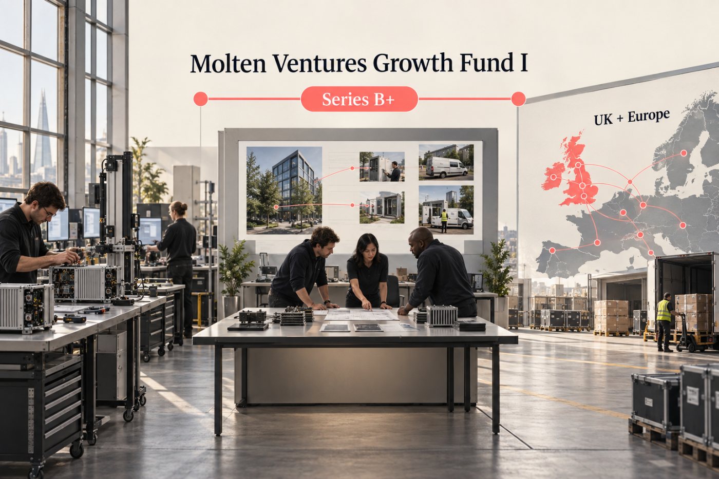 برطانیہ یا یورپ کی Series B+ ٹیک کمپنی کا scale-up مرحلہ جس پر Molten Growth Fund مرکوز ہے