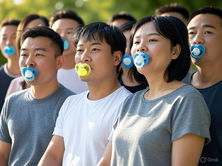 Adult Pacifiers Take China by Storm: A Surprising Trend in Stress Relief
