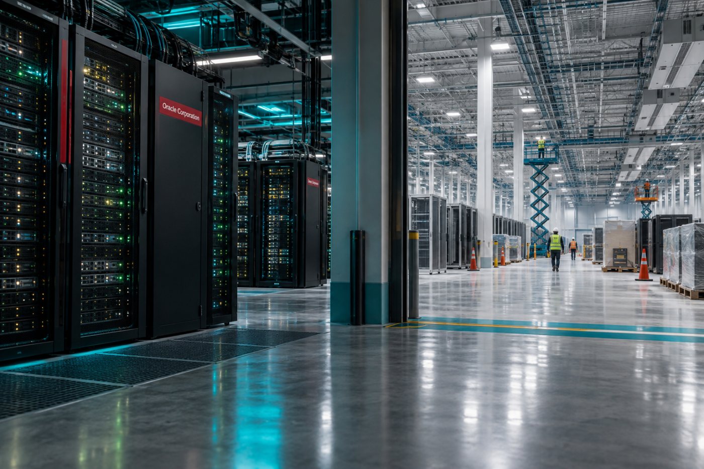 Capacidad de Oracle ya operativa frente a infraestructura contratada que aún debe instalarse y prestar servicio.