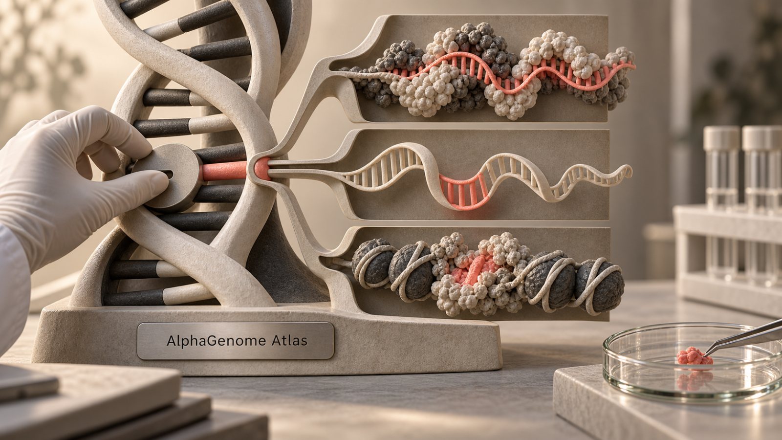AlphaGenome cartografía 9.000 millones de variantes, pero no diagnostica