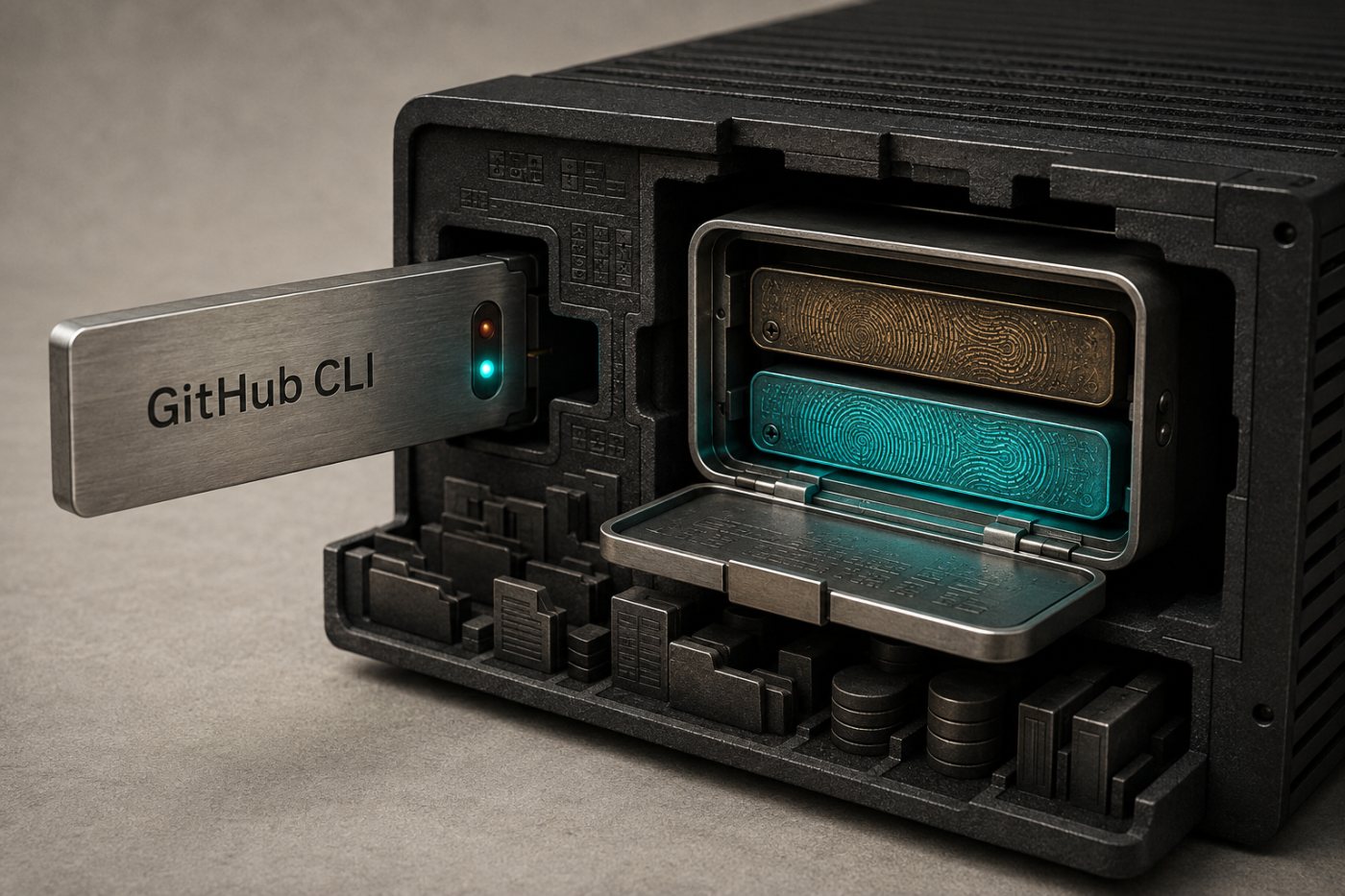 An APT source points to a refreshed GitHub CLI keyring containing the replacement fingerprint.
