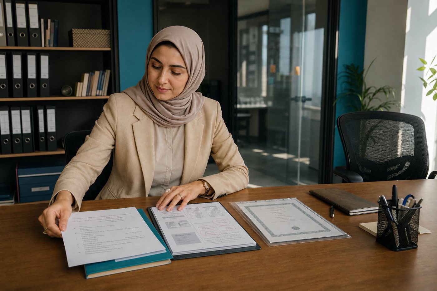 مقارنة التصريح بمهارة AI والشهادة الرسمية ومثال العمل القابل للفحص
