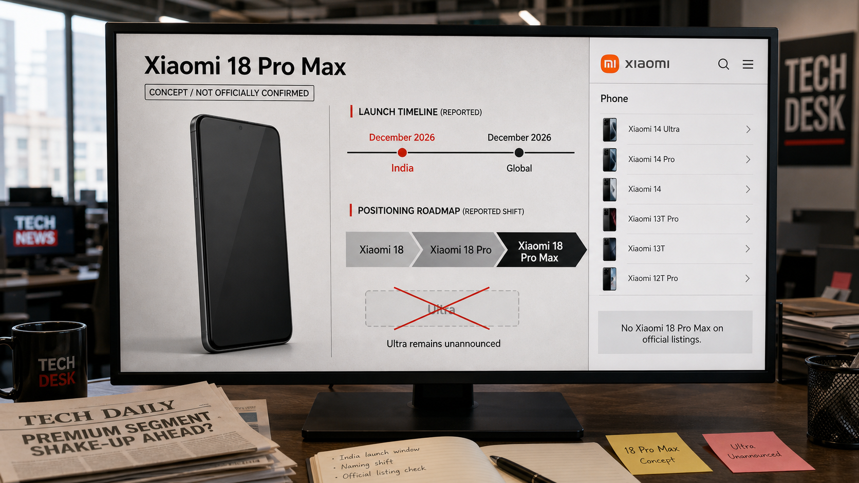 xiaomi 18 pro max: भारत में दिसंबर लॉन्च की रिपोर्ट, पर आधिकारिक पुष्टि बाकी