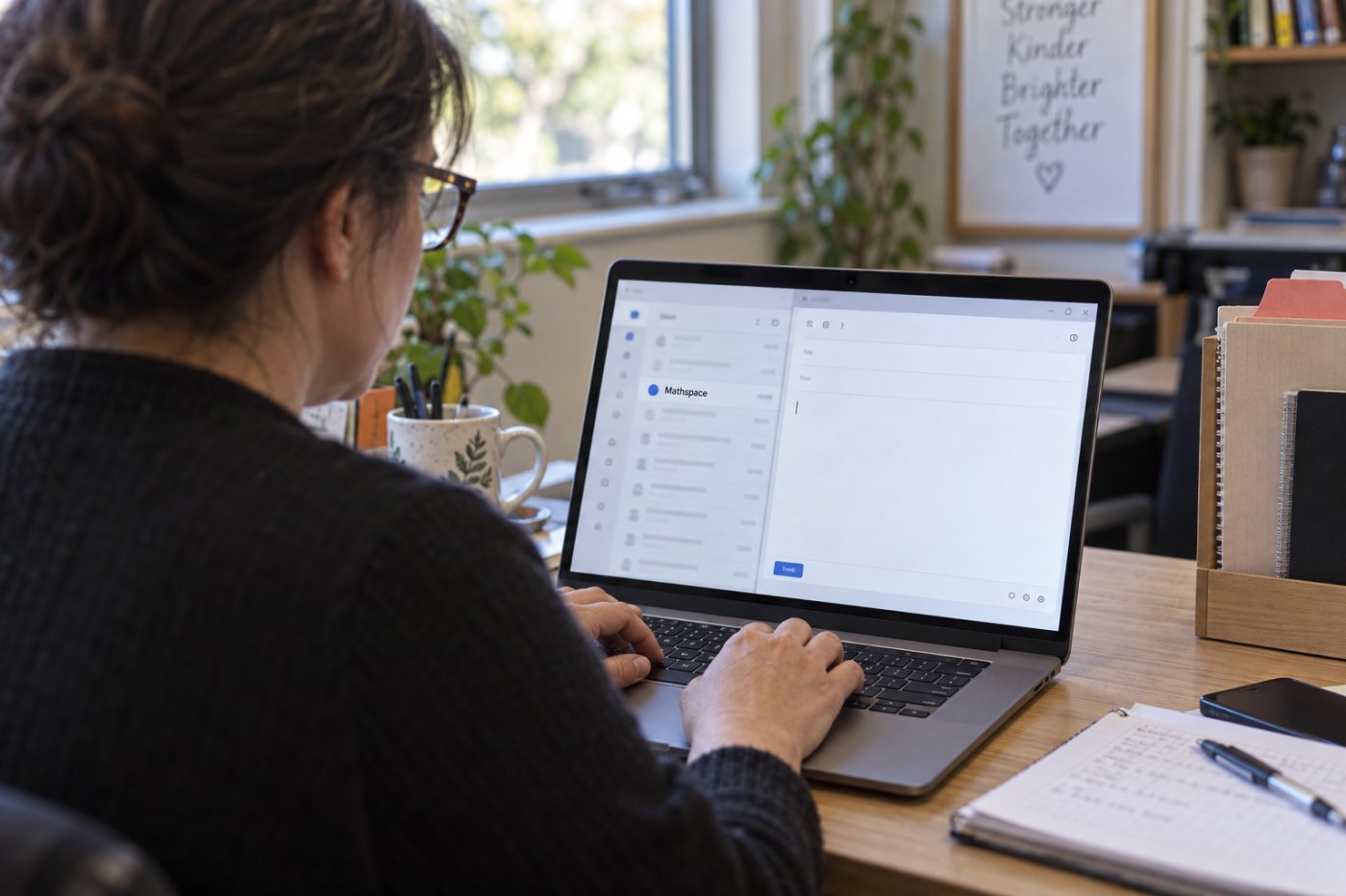 Phụ huynh hoặc nhà trường xác minh độc lập thư thông báo sự cố Mathspace trước khi mở liên kết
